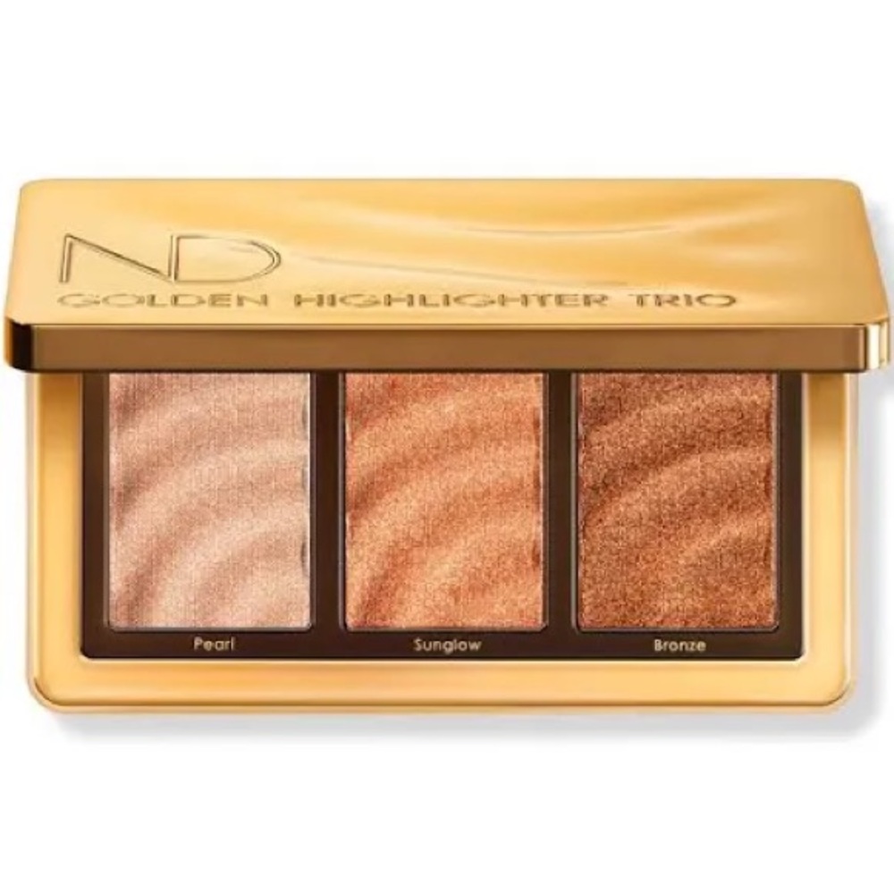 ‼️NWT‼️Natasha Denona Multi-Use Hybrid Glow Golden Highlighter Trio Palette
